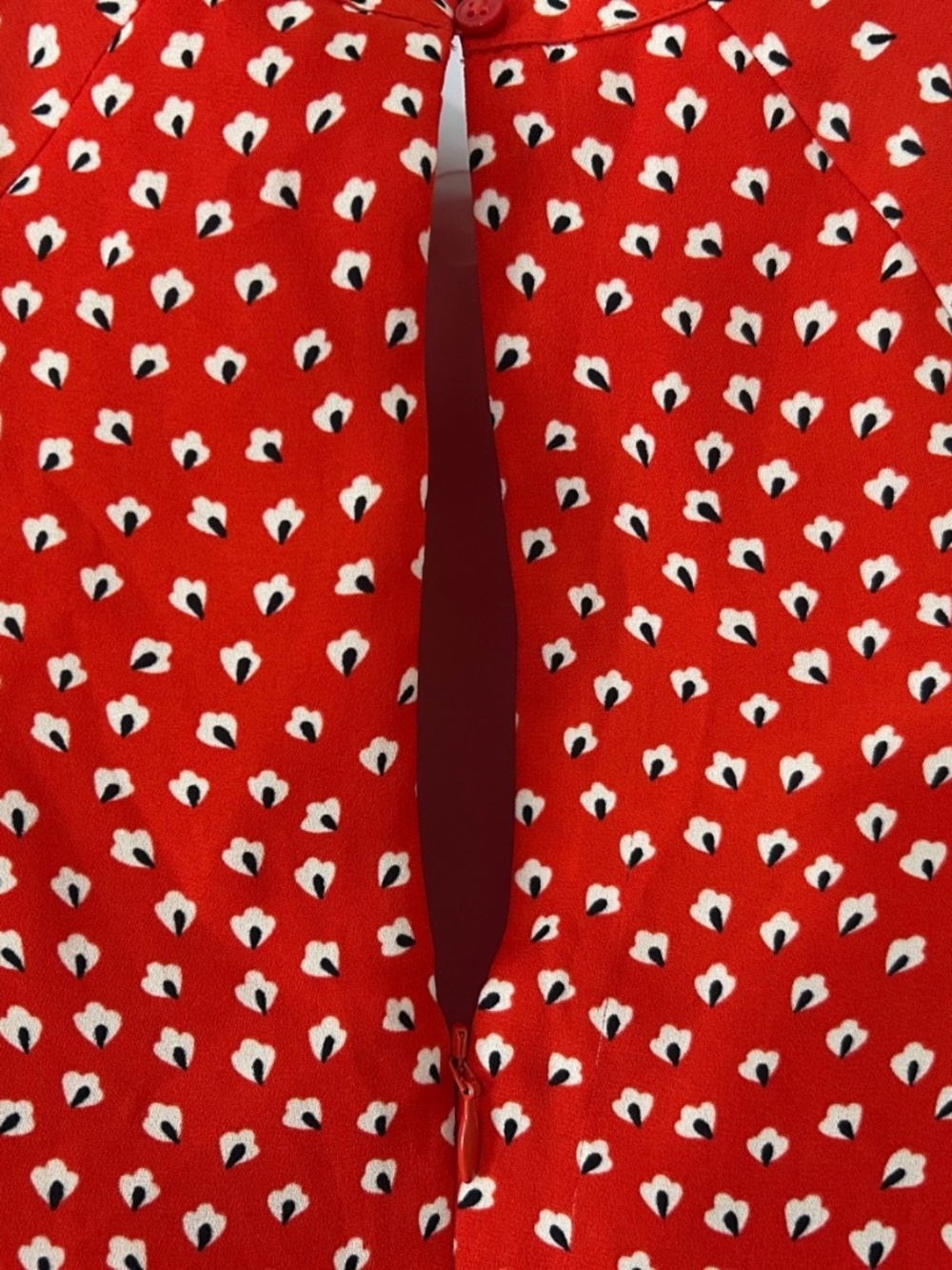 Dress Banana Republic Long Sleeve Preppy Classic Cherry Girl - Picture 10 of 10
